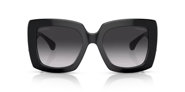 Lunettes de soleil Chanel CH5474Q C622S6 - Noir 52 – Image 4