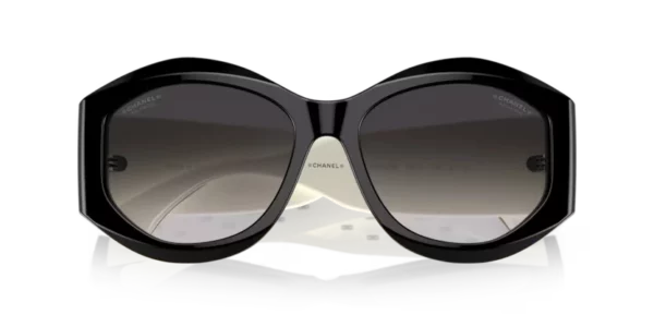 Lunettes de soleil Chanel CH5486 1656S8 - Black & white 56