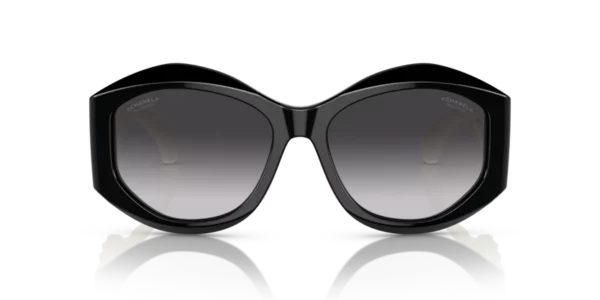 Lunettes de soleil Chanel CH5486 1656S8 - Black & white 56 – Image 5