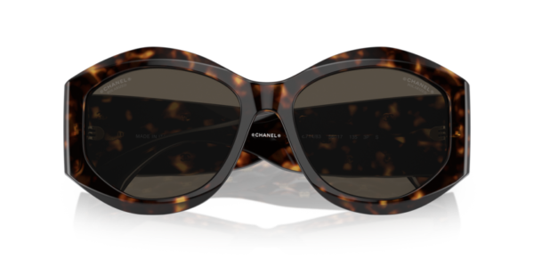 Lunettes de soleil Chanel CH5486 C71483 - Écaille de tortue foncée 56