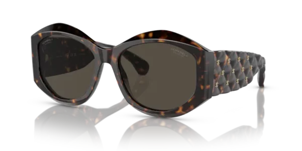 Lunettes de soleil Chanel CH5486 C71483 - Écaille de tortue foncée 56 – Image 2