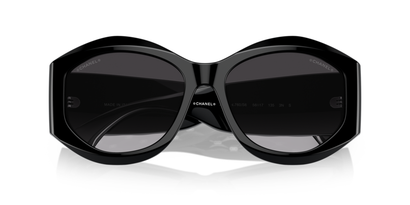 Lunettes de soleil Chanel CH5486 C760S6 - Noir 56 - Roosevelt optic