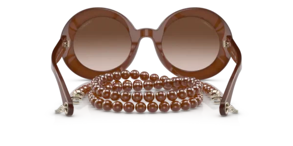 Lunettes de soleil Chanel CH5489 17028E - 1722S5 - Marron 51 – Image 4