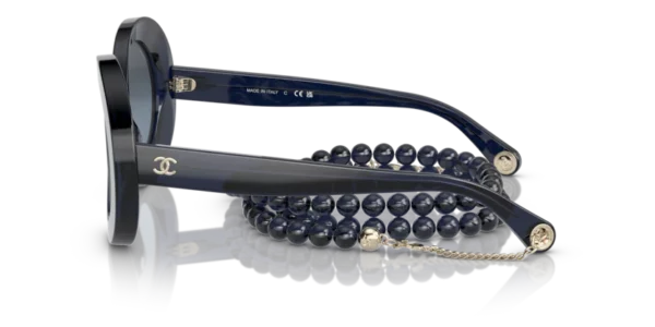 Lunettes de soleil Chanel CH5489 17028E - C503S2 - Bleu 51 – Image 4