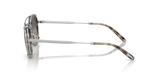 Lunettes de soleil Oliver Peoples OV1316TM - Lilletto 503611 - Silver/taupe smoke 48 – Image 5
