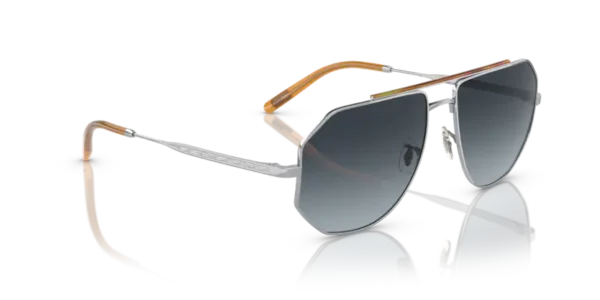 Lunettes de soleil Oliver Peoples OV1317ST - Moraldo 503619 - Argent 59 – Image 4