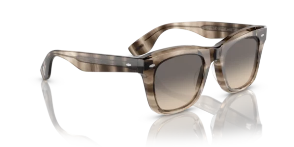 Lunettes de soleil Oliver Peoples OV5497SU - Mr. brunello 171832 - Taupe smoke 50 – Image 4