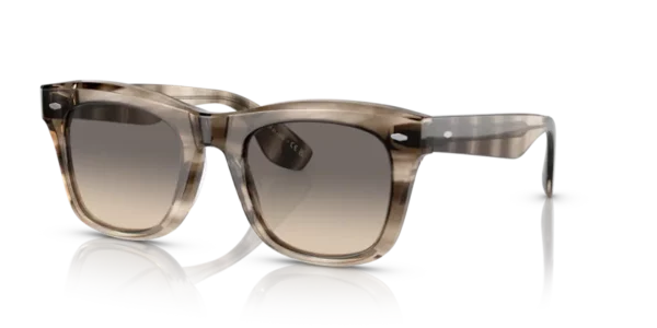 Lunettes de soleil Oliver Peoples OV5497SU - Mr. brunello 171832 - Taupe smoke 50 – Image 2