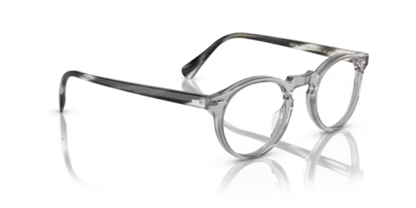 Lunettes de vue Oliver Peoples OV5186 - Gregory peck 1484 - Workman gris 45 / 47 / 50 – Image 4