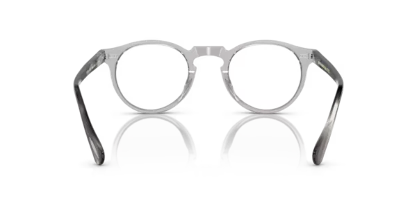Lunettes de vue Oliver Peoples OV5186 - Gregory peck 1484 - Workman gris 45 / 47 / 50 – Image 3