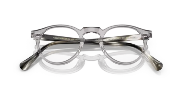 Lunettes de vue Oliver Peoples OV5186 - Gregory peck 1484 - Workman gris 45 / 47 / 50 – Image 6