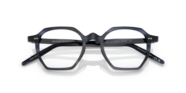 Lunettes de soleil Oliver Peoples OV5489U - G. ponti-5 1710 - G.p écaille de tortue bleue 47 – Image 6