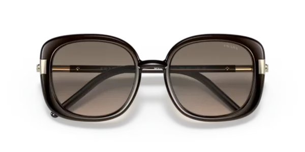 Lunettes de soleil Prada PR 04WS 05M3D0 - Cristal marron foncé 53 – Image 2