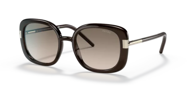 Lunettes de soleil Prada PR 04WS 05M3D0 - Cristal marron foncé 53 – Image 4
