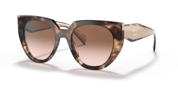 Lunettes de soleil Prada PR 14WS 01R0A6 - Écaille de tortue caramel/poudre 52 – Image 4