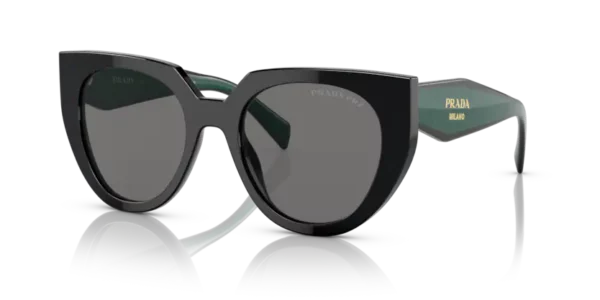 Lunettes de soleil Prada PR 14WS 1AB5Z1 - Noir 52 – Image 2