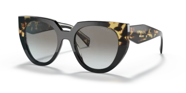 Lunettes de soleil Prada PR 14WS 3890A7 - Noir/écaille de tortue 52 – Image 5