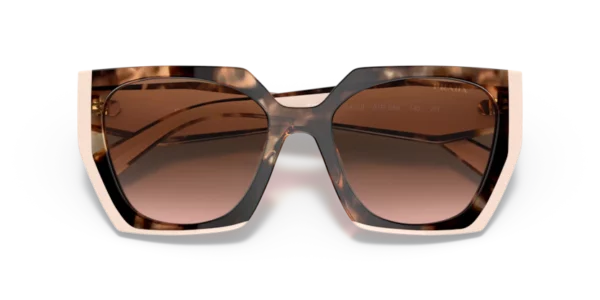 Lunettes de soleil Prada PR 15WS 01R0A6 - Écaille de tortue caramel/poudré 54 – Image 3
