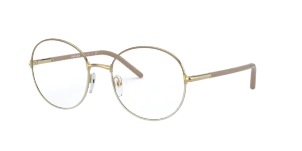 Lunettes de vue Prada PR 55WV 06I1O1 - Beige/blanc 51 / 53