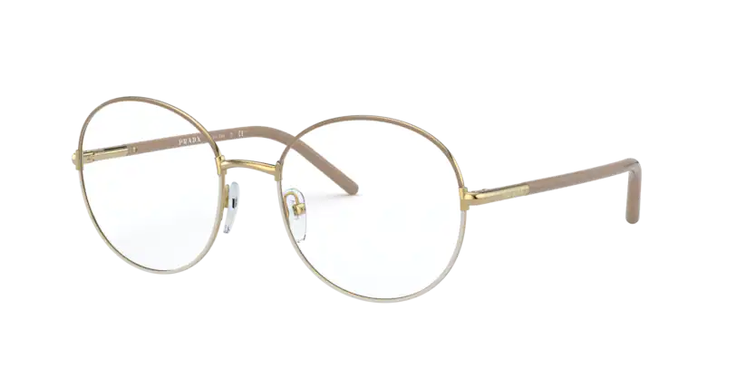 Lunettes de vue Prada PR 55WV 06I1O1 - Beige/blanc 51 / 53