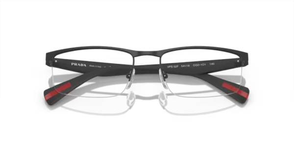 Lunettes de vue Prada PS 52FV - Active DG01O1 - Caoutchouc noir 54 – Image 2