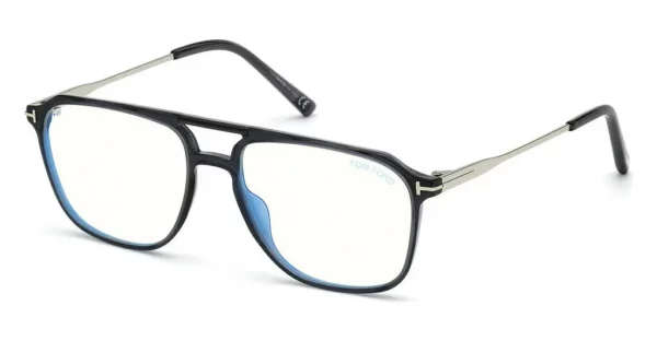 Lunettes de vue Tom-ford FT5665-B 001 - noir brillant 54 – Image 3