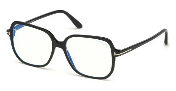 Lunettes de vue Tom-ford FT5578-B 001 - noir brillant 54 – Image 3