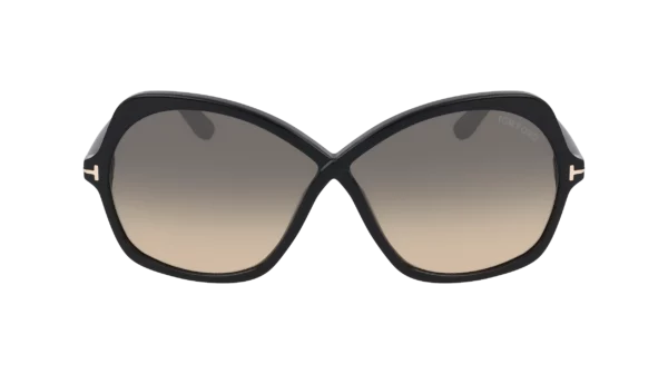 Lunettes de soleil Tom-ford FT1013 ROSEMIN 01B - noir brillant 64