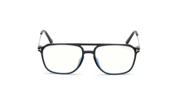 Lunettes de vue Tom-ford FT5665-B 001 - noir brillant 54