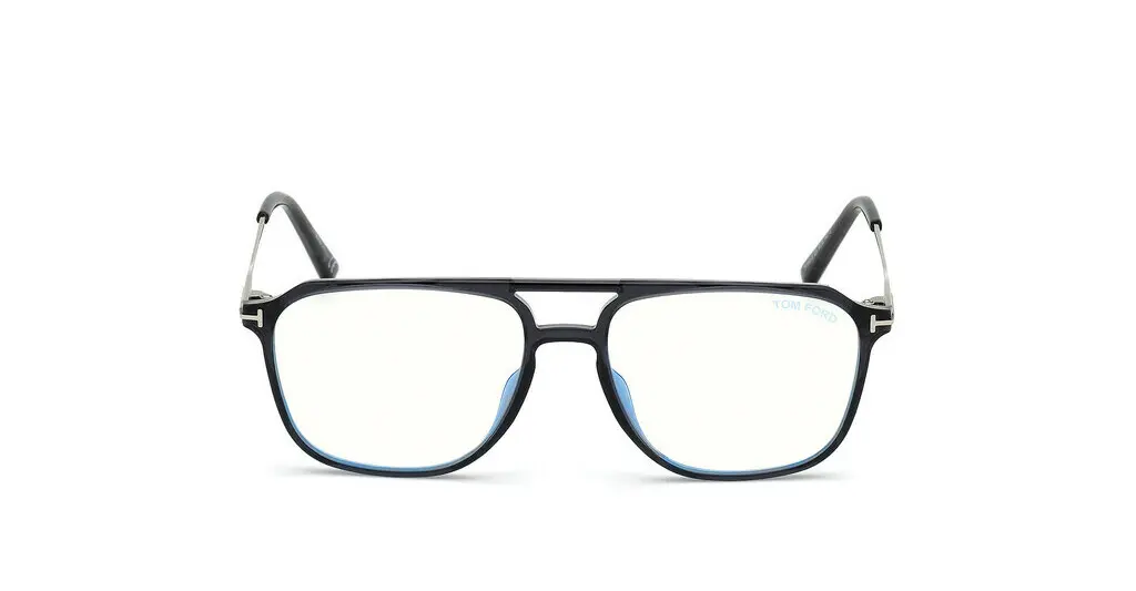 Lunettes de vue Tom-ford FT5665-B 001 - noir brillant 54