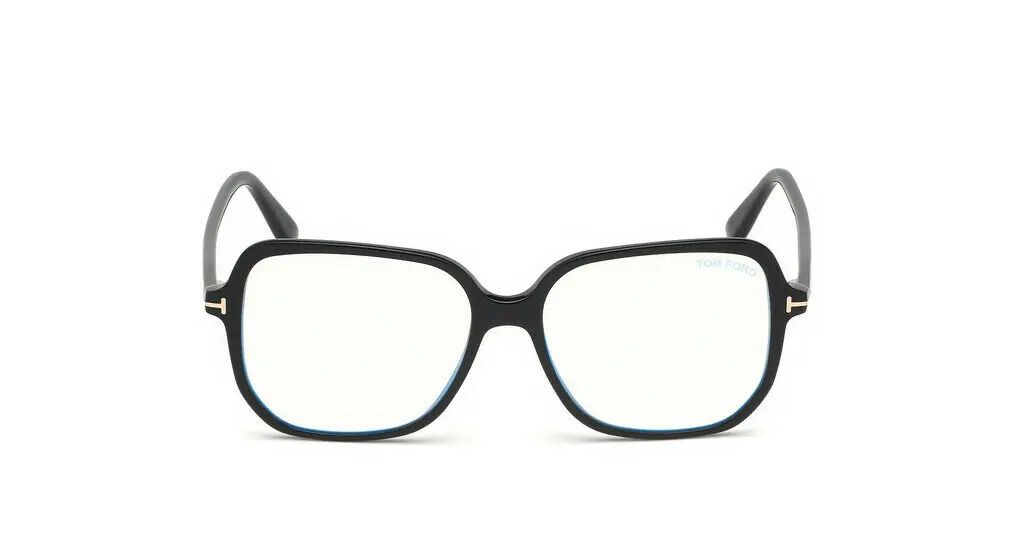 Lunettes de vue Tom-ford FT5578-B 001 - noir brillant 54