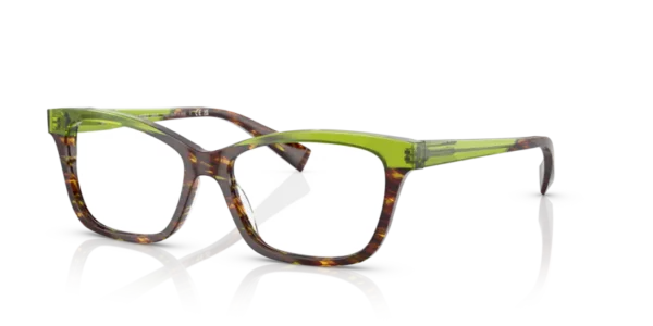 Lunettes de vue Alain Mikli A03037  014 - Savane brown/green 53 – Image 2