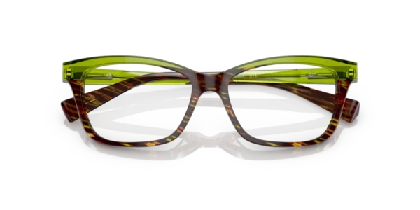 Lunettes de vue Alain Mikli A03037  014 - Savane brown/green 53 – Image 4