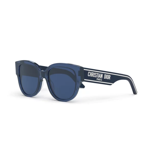 Lunettes de soleil Dior  WILDIOR BU 30B0 - Bleu Translucide 54 – Image 2