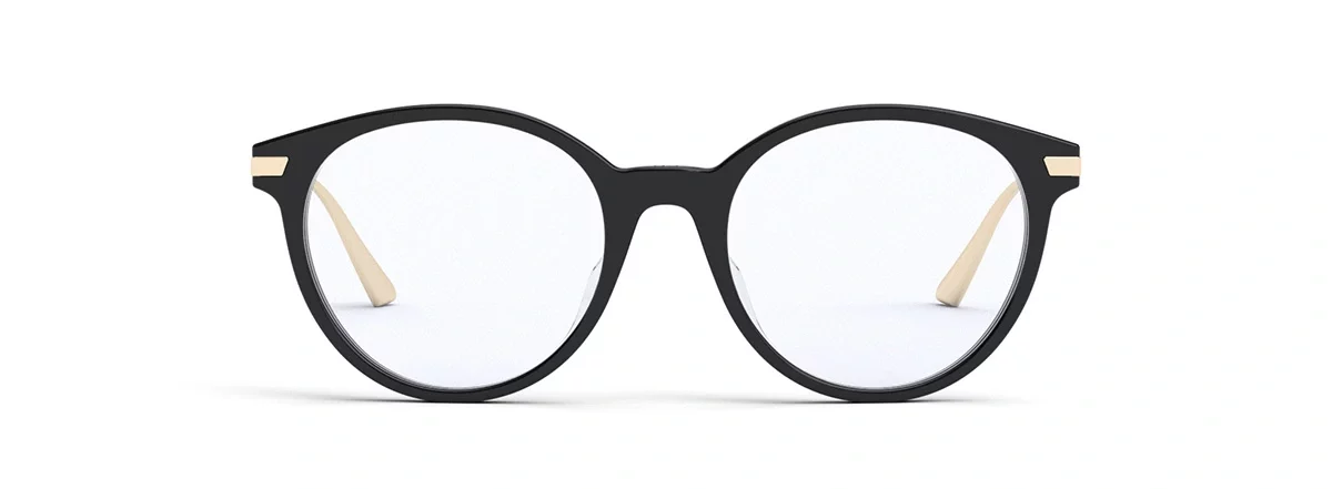 Lunettes de vue Dior GEMDIORO R4I 1200 - Noir Brillant 52