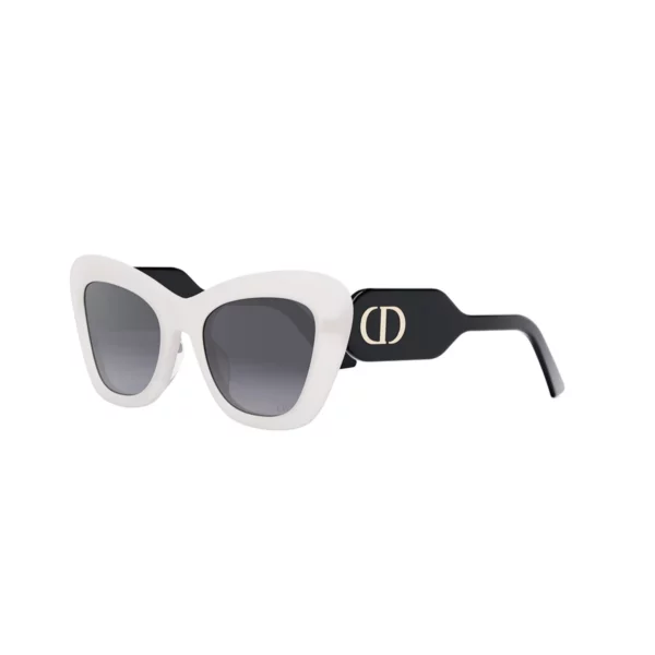 Lunettes de soleil Dior DIORBOBBY B1U 99A1 - Blanc Brillant 52 – Image 2