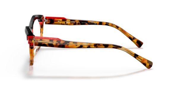 Lunettes de vue Alain Mikli A03128 - Sarlot 004 - Havana rouge mikli noir mikli 53 – Image 5