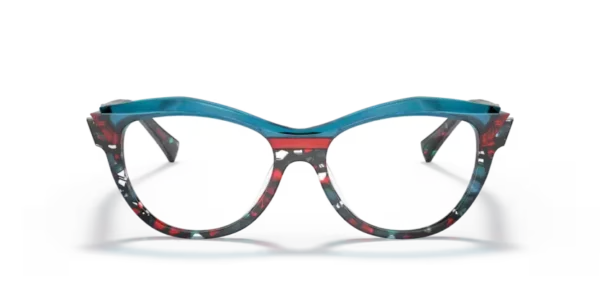 Lunettes de vue Alain Mikli A03128 - Sarlot 009 - Mosaïque rouge bleu/rouge/ bleu 53