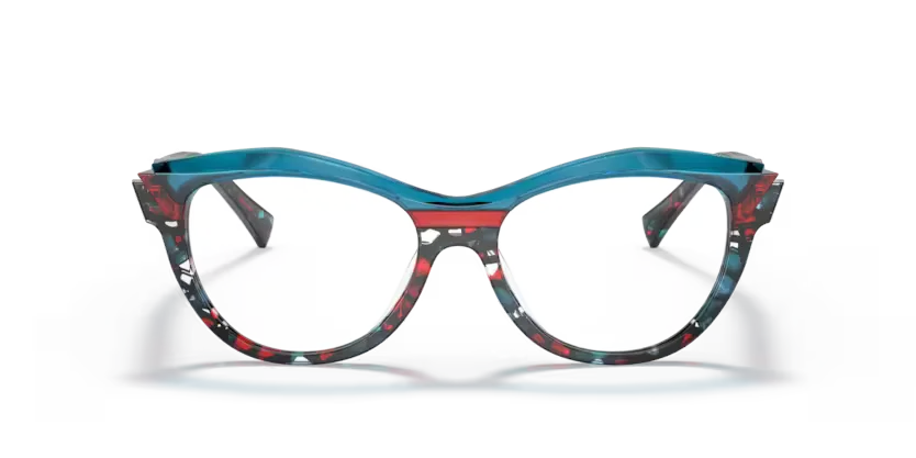 Lunettes de vue Alain Mikli A03128 - Sarlot 009 - Mosaïque rouge bleu/rouge/ bleu 53