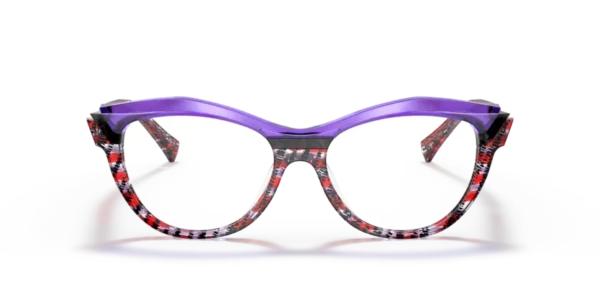 Lunettes de vue Alain Mikli A03128 - Sarlot 002 - Pourpre rouge/noir mikli/violet 53