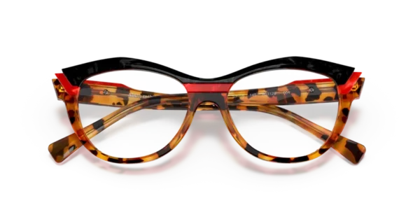 Lunettes de vue Alain Mikli A03128 - Sarlot 004 - Havana rouge mikli noir mikli 53 – Image 2