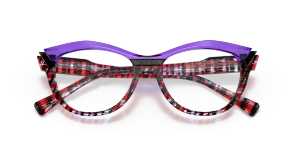 Lunettes de vue Alain Mikli A03128 - Sarlot 002 - Pourpre rouge/noir mikli/violet 53 – Image 5