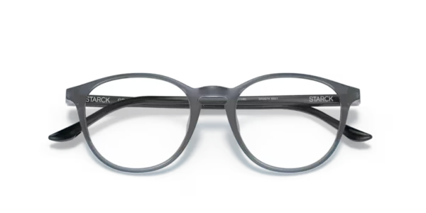 Lunettes de vue Starck SH3074 0001 - Bleu avio 49 – Image 4