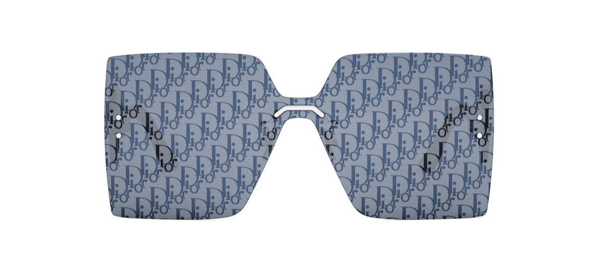 Lunettes de soleil Dior DIORCLUB M5U F0B8 - Bleu Brillant Medium