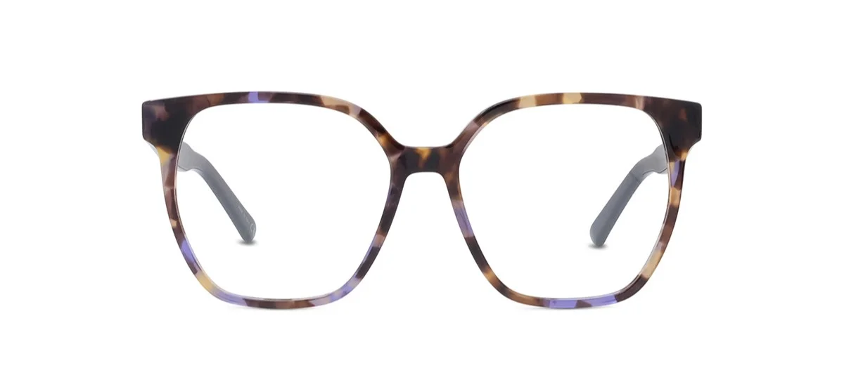 Lunettes de vue Dior DIORSPIRITO S3I 2800 - Écaille jaune/violet Brillant 56