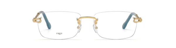 Lunettes de vue Fred FG50002F 030 - Metal Or Brillant 58