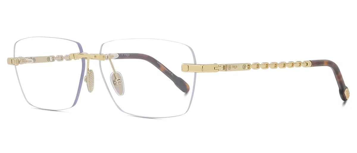 Lunettes de vue Fred FG50059U 030 – Metal CL Or Brillant 58