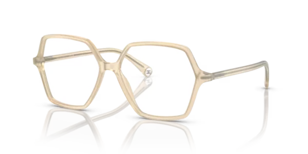 Lunettes de vue Chanel CH3447 C1731 - Jaune clair  53 – Image 2