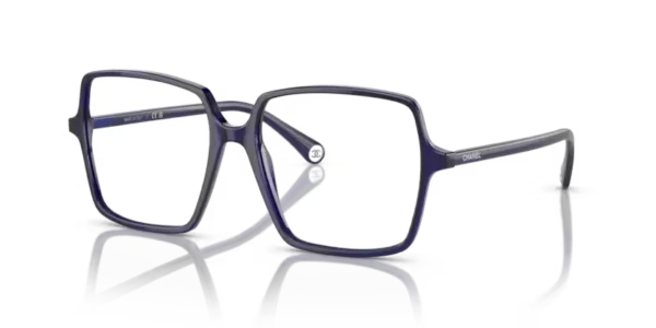 Lunettes de vue Chanel CH3448 C503 - Bleu  53 – Image 2