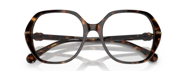 Lunettes de vue Chanel CH3458 C714 - Écaille de tortue foncée 52